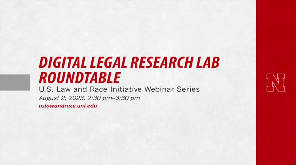 Digital Legal Research Lab Roundtable