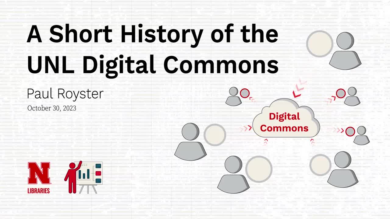 A Short History of the UNL Digital Commons