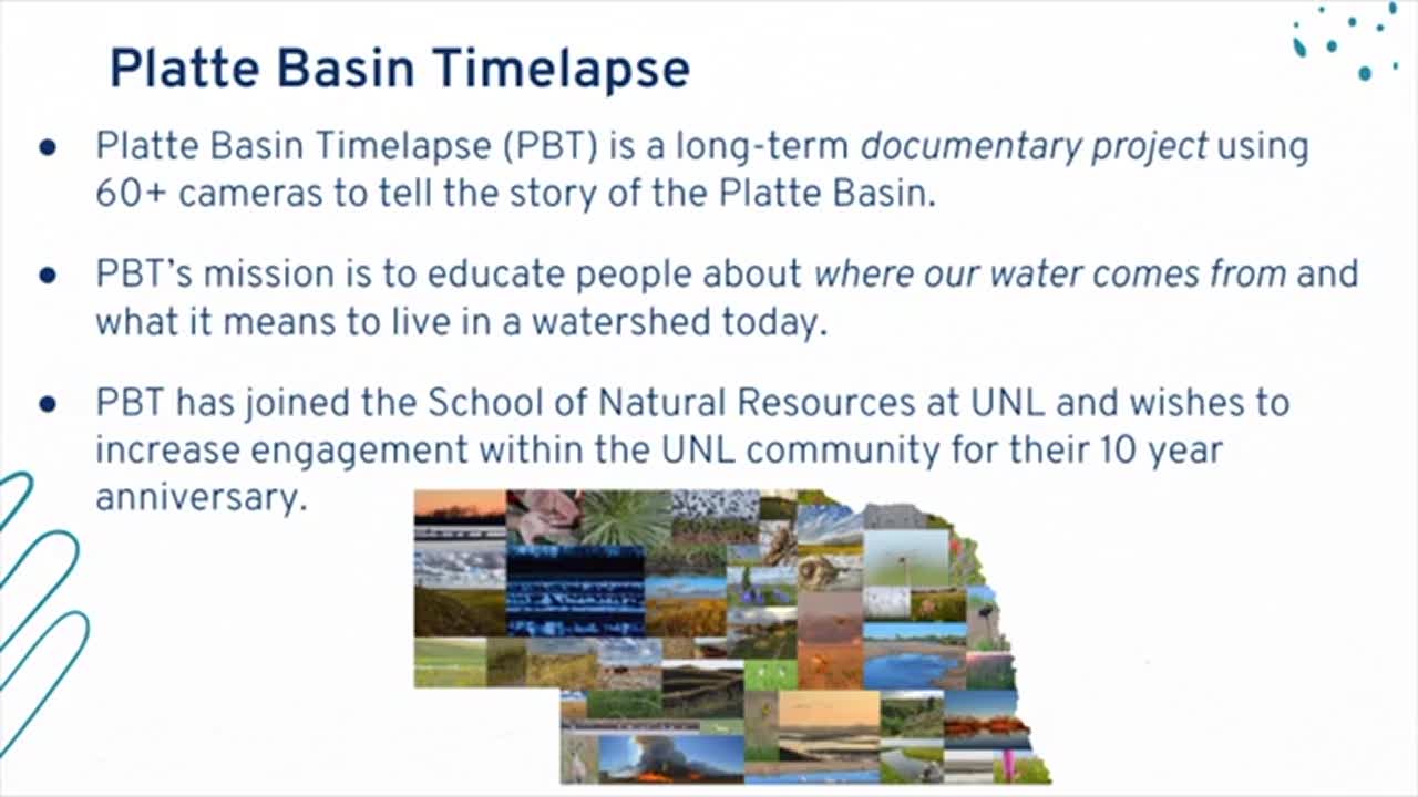 Celebrating 10 Years with Platte Basin Timelapse