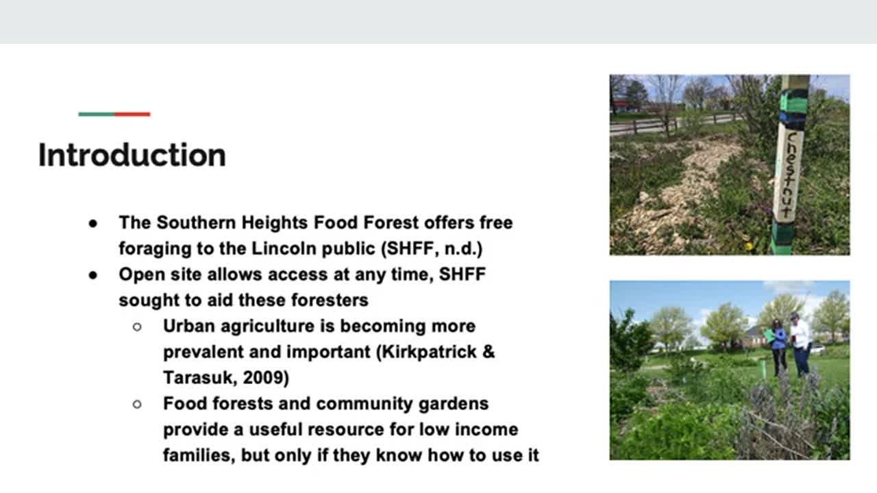 Sourthern Heights Food Forest Plant Information and Map
