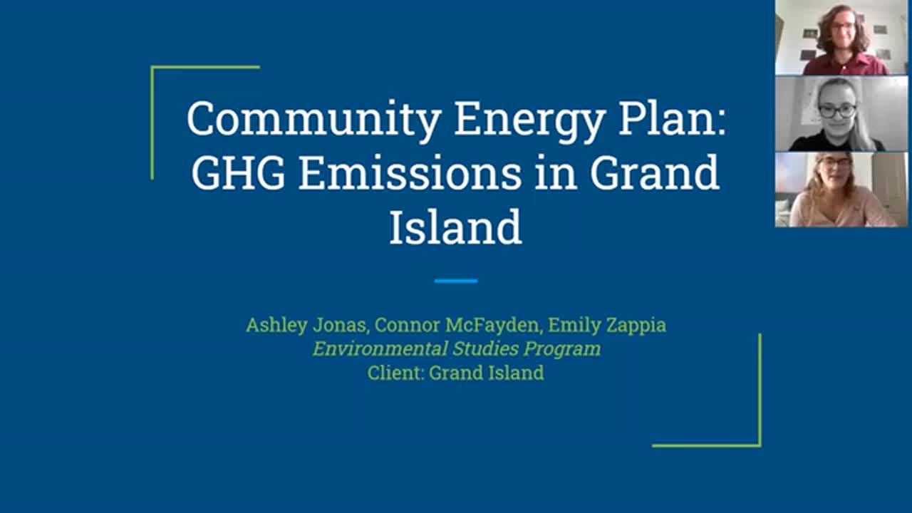 Community Energy Plan: GHG Emissions in Grand Island