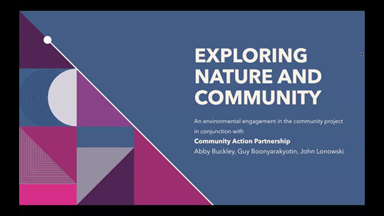 Exploring Nature and Community