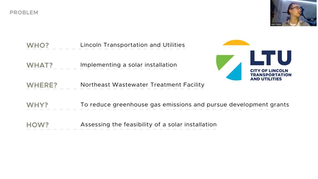 Solar Feasibility at the Northeast Wastewater Treatment Plant