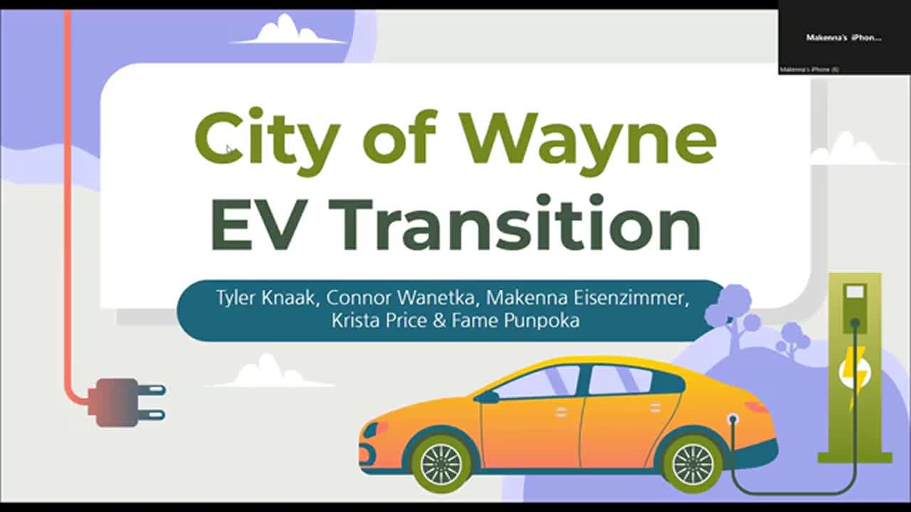 City of Wayne EV Transition