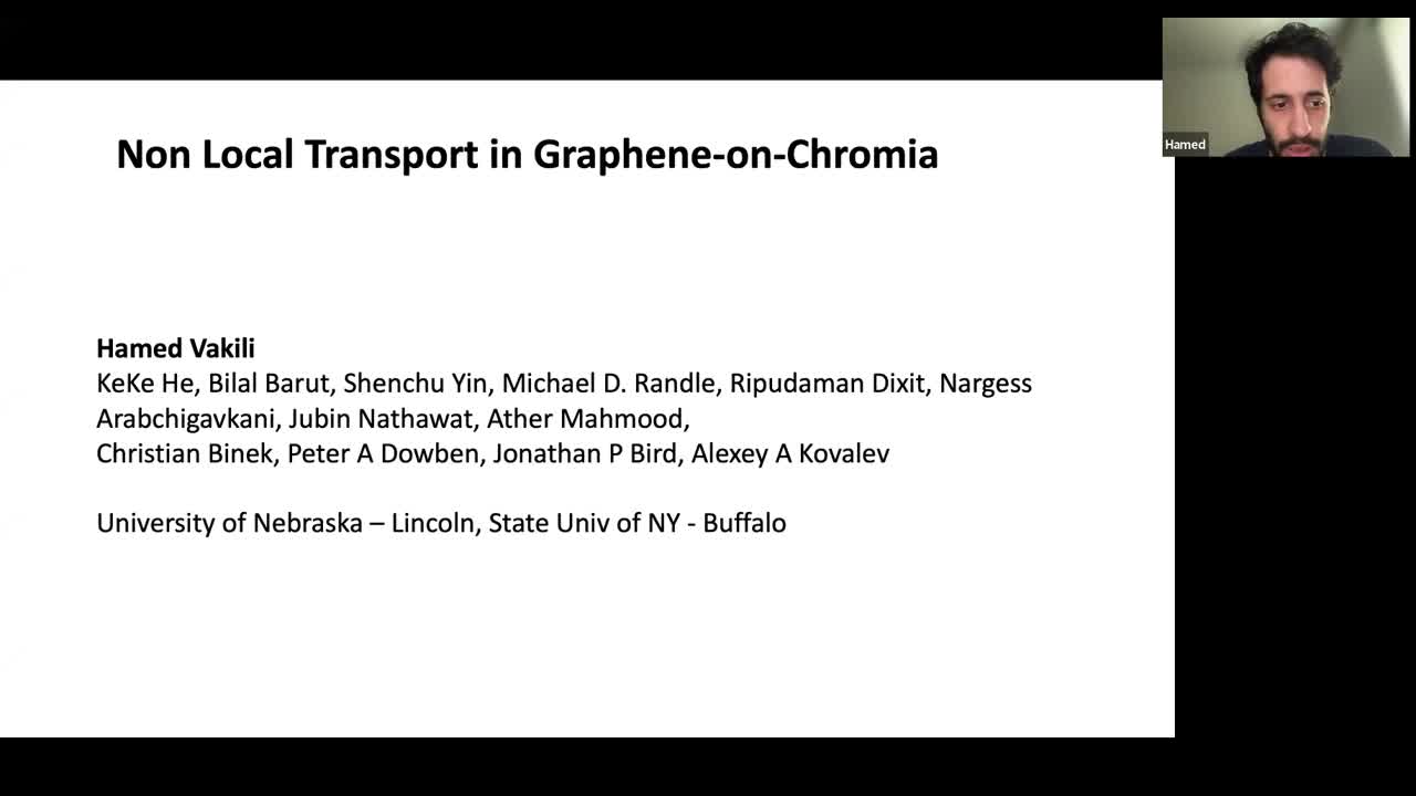 Non-local Transport in Graphene-on-Chromia
