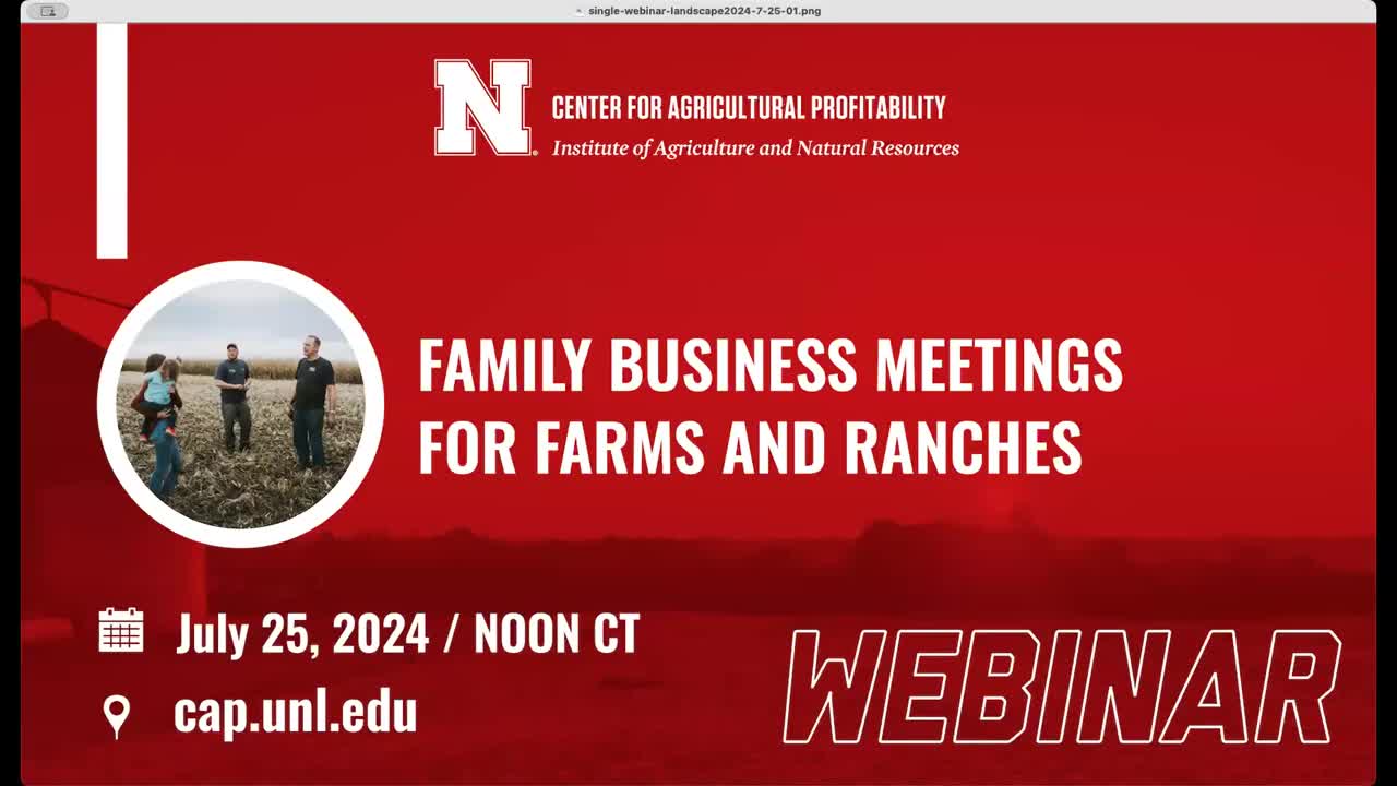 Family Business Meetings (July 25, 2024 Webinar)