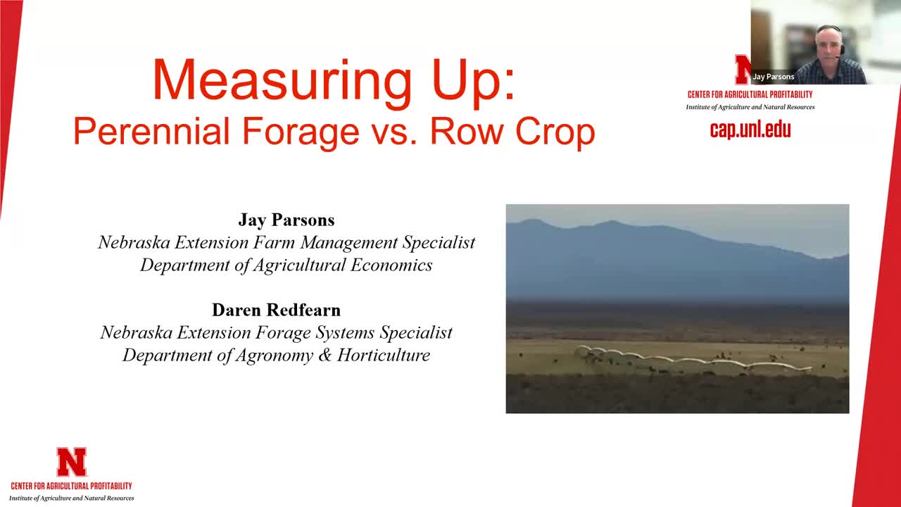 Measuring Up - Perennial Forage vs. Row Crop (May 9, 2024 Webinar)