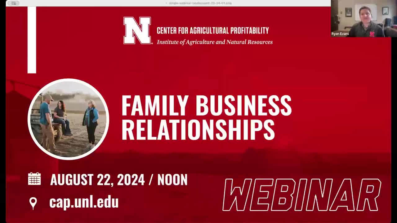 Family Business Relationships (Aug. 22, 2024 Webinar)