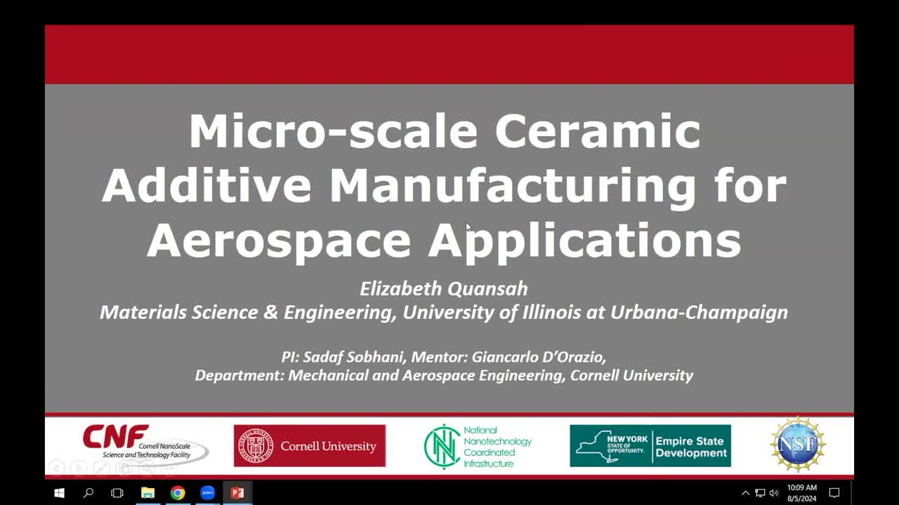 Microscale Ceramic Additive Manufacturing for Aerospace Applications