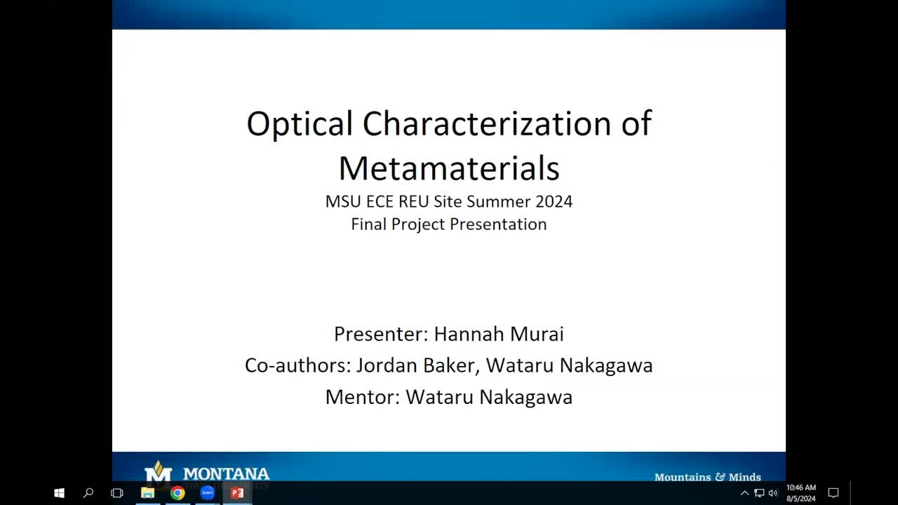 Optical Characterization of Metamaterials