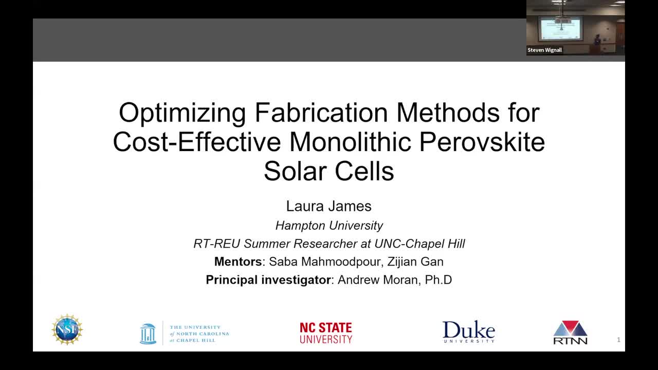 Optimizing Fabrication Methods for Cost-Effective Monolithic Perovskite Solar Cells