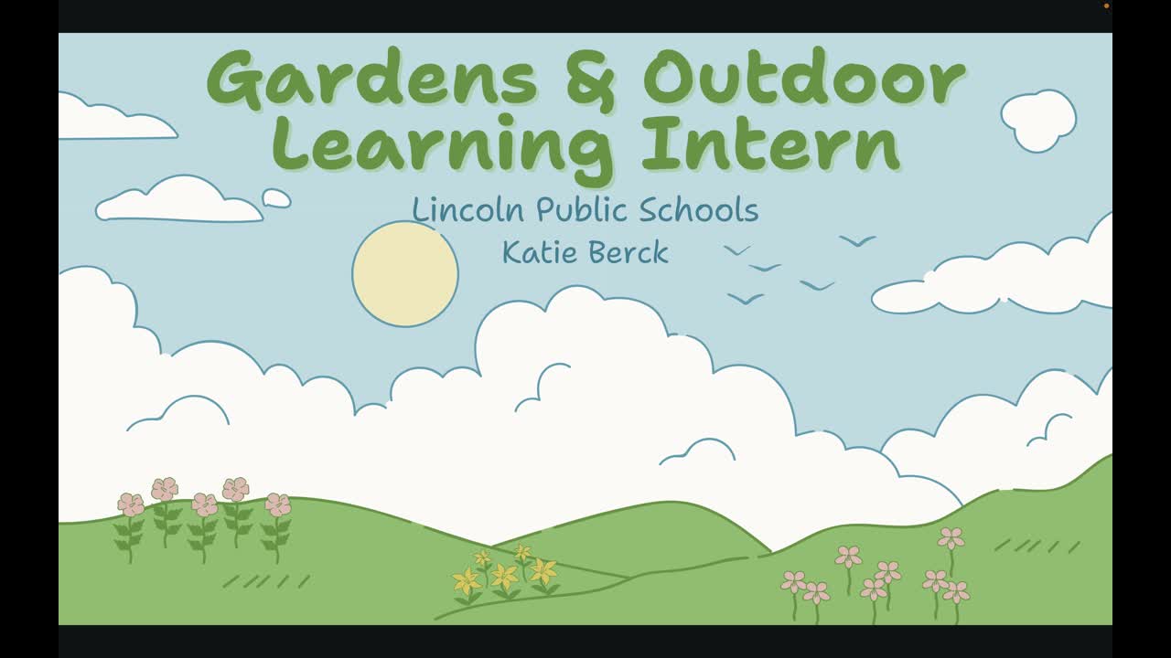 Gardens and Outdoor Learning Intern