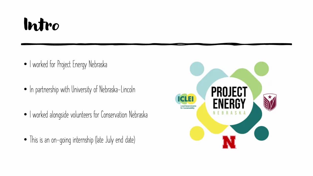 Project Energy Nebraska Internship