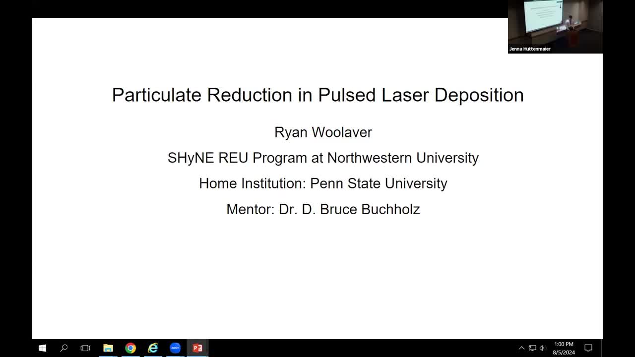 Particulate Reduction in Pulsed Laser Deposition of Complex Metal 