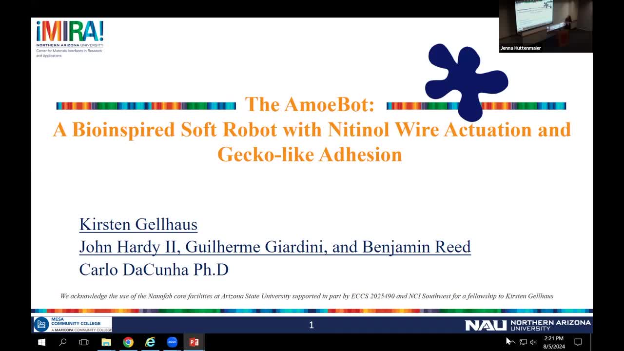 The AmoeBot: A Bioinspired Soft Robot with Nitinol Wire Actuation and Gecko-like Adhesion