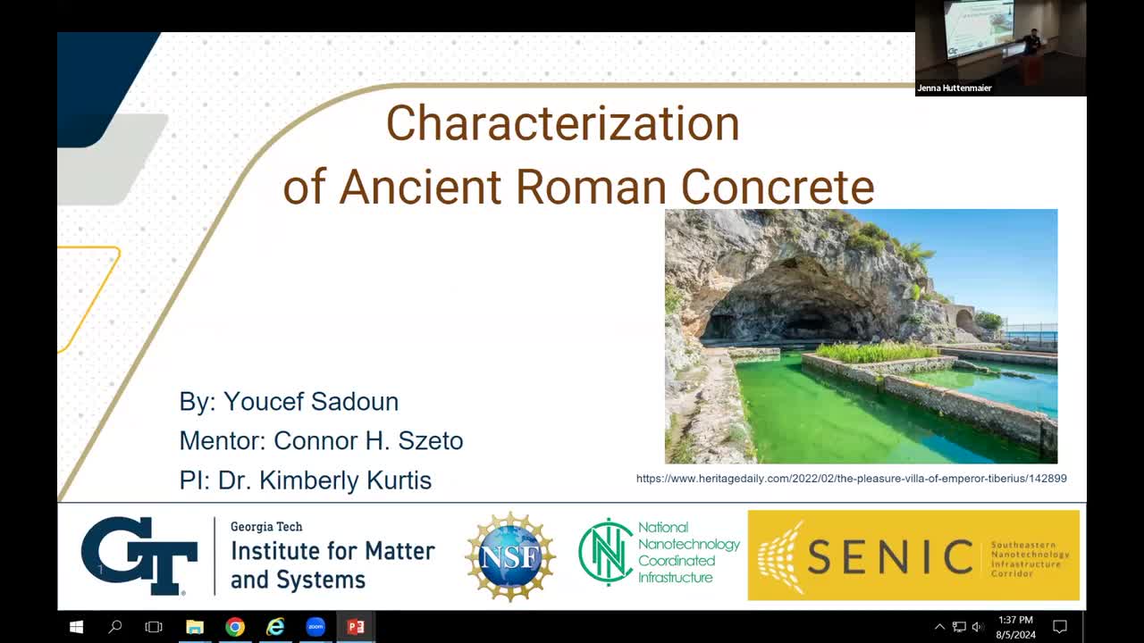 Characterization of Ancient Roman Concrete