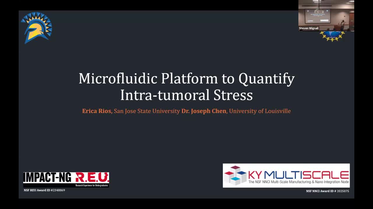 Microfluidic Platform to Quantify Intra-tumoral Stress