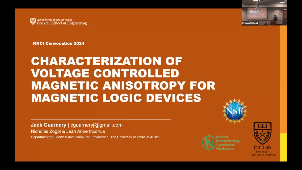 Characterization of Voltage Controlled Magnetic Anisotropy for Magnetic Logic Devices