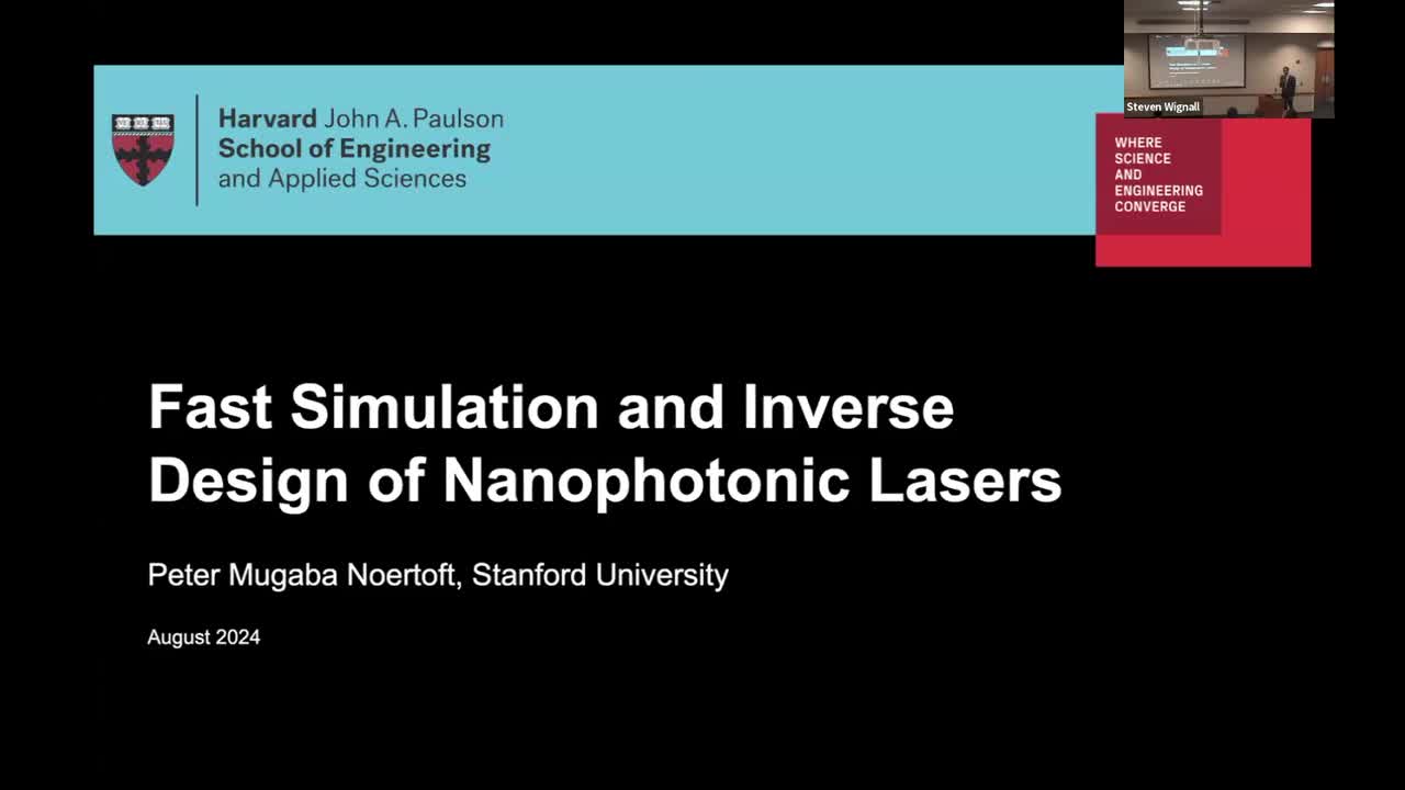 Fast Simulation and Inverse Design of Nanophotonic Lasers