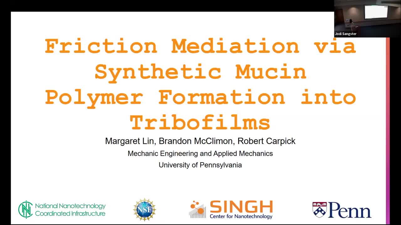 Friction Mediation via Synthetic Mucin Polymer Formation into Tribofilms