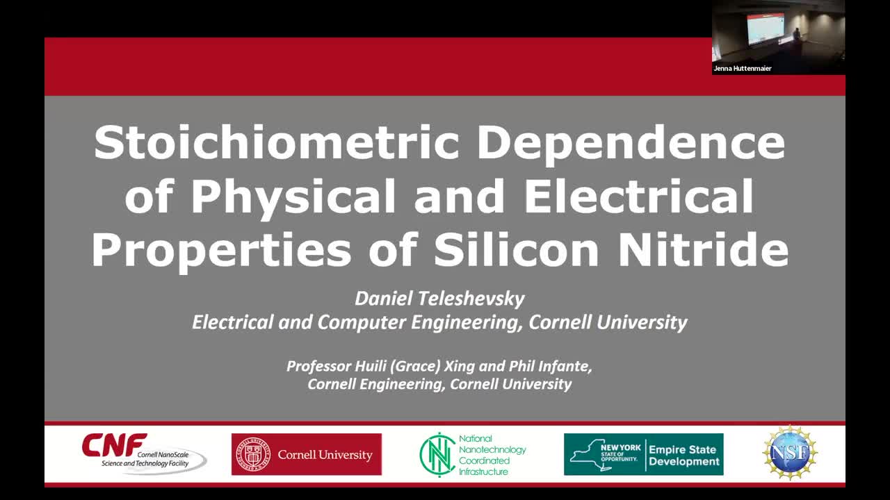 Stoichiometric Dependence of Physical and Electrical Properties of Silicon Nitride