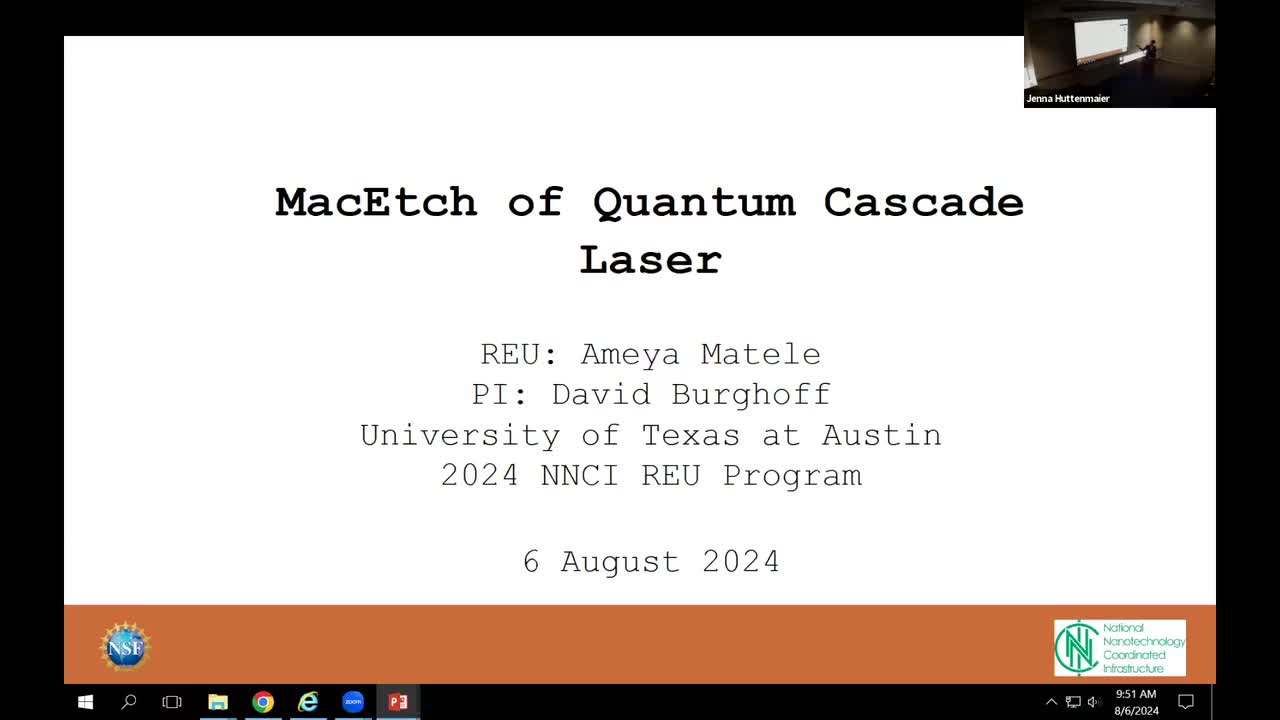 Metal Assisted Chemical Etching for Quantum Cascade Lasers