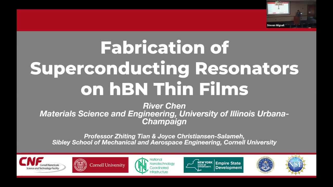 Fabrication of Superconducting Resonators on hBN Thin Films