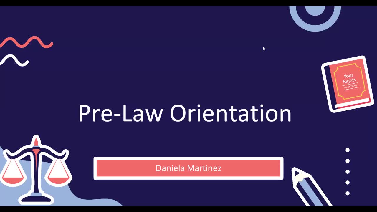 Pre-Law Orientation 2024