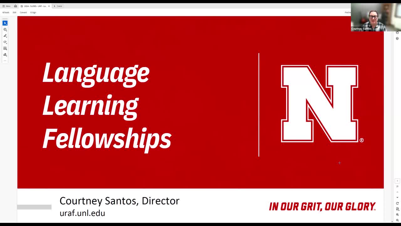 Language Learning Fellowships Information Session