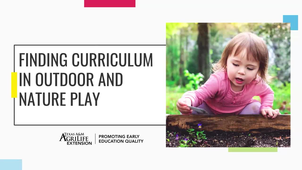 Naturally Learning: Finding Curriculum in Outdoor and Nature Play - November 2024