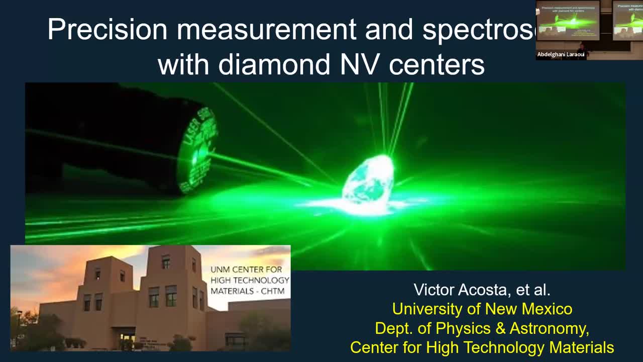 Precision Measurement and Spectroscopy with Diamond NV Centers