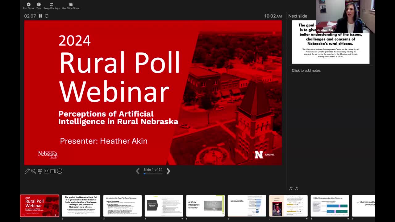 2024 Rural Poll Webinar - Artificial Intelligence