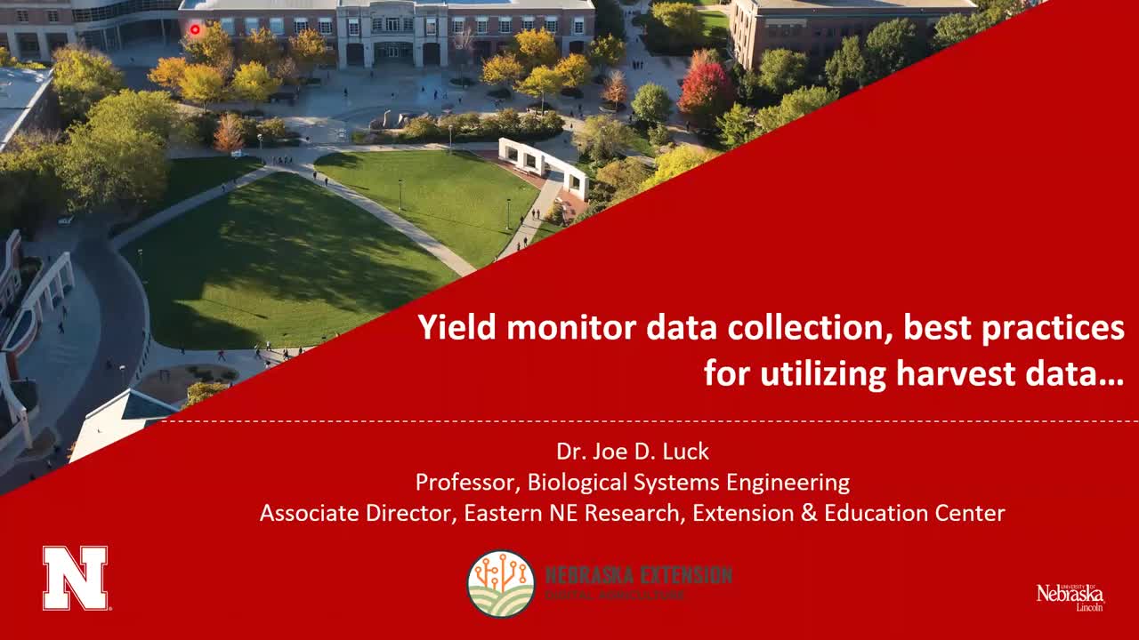 Harvesting Insights: Understanding and Utilizing Yield Monitor Data (Oct. 19, 2023 Webinar)