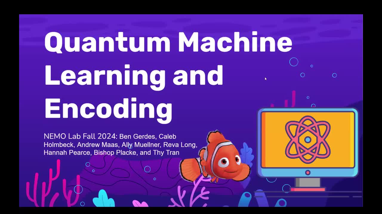 Quantum Machine Learning and Encoding