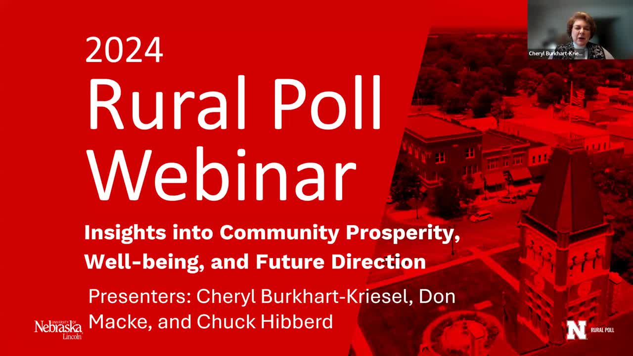 2024 Rural Poll Webinar - Community