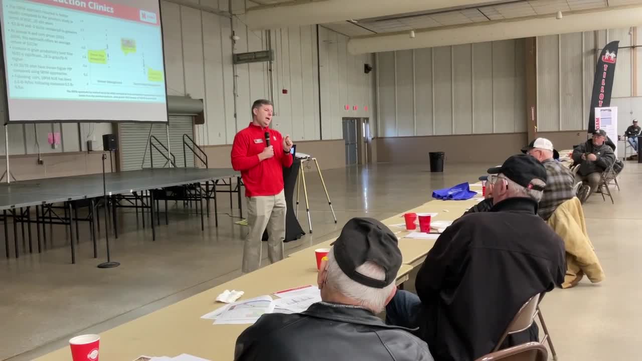 2025 Eastern Nebraska Corn & Soybean Expo - Joe Luck presenting on Optimizing Nitrogen Use in Irrigated Corn 