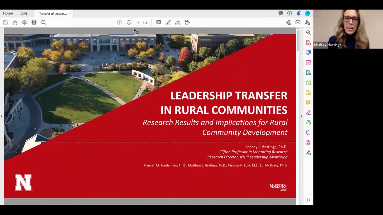 Rural Leadership Transition