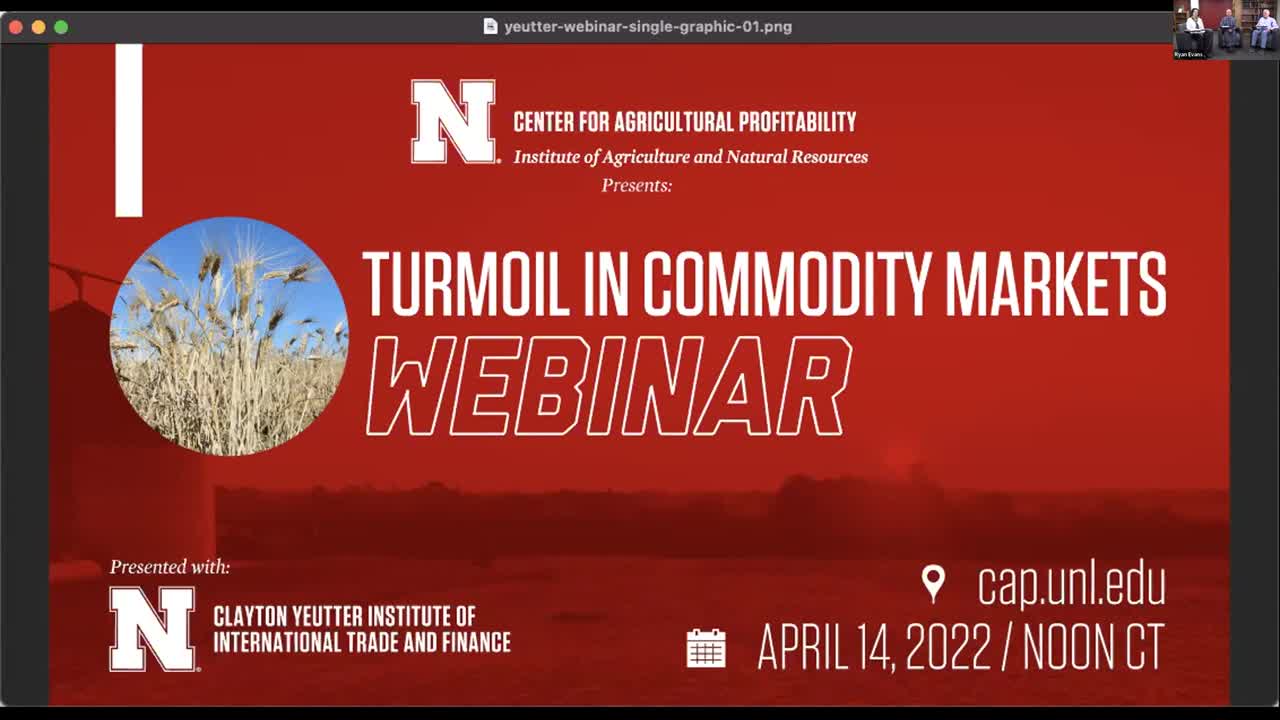 Turmoil in Commodity Markets (April 14, 2022 Webinar)