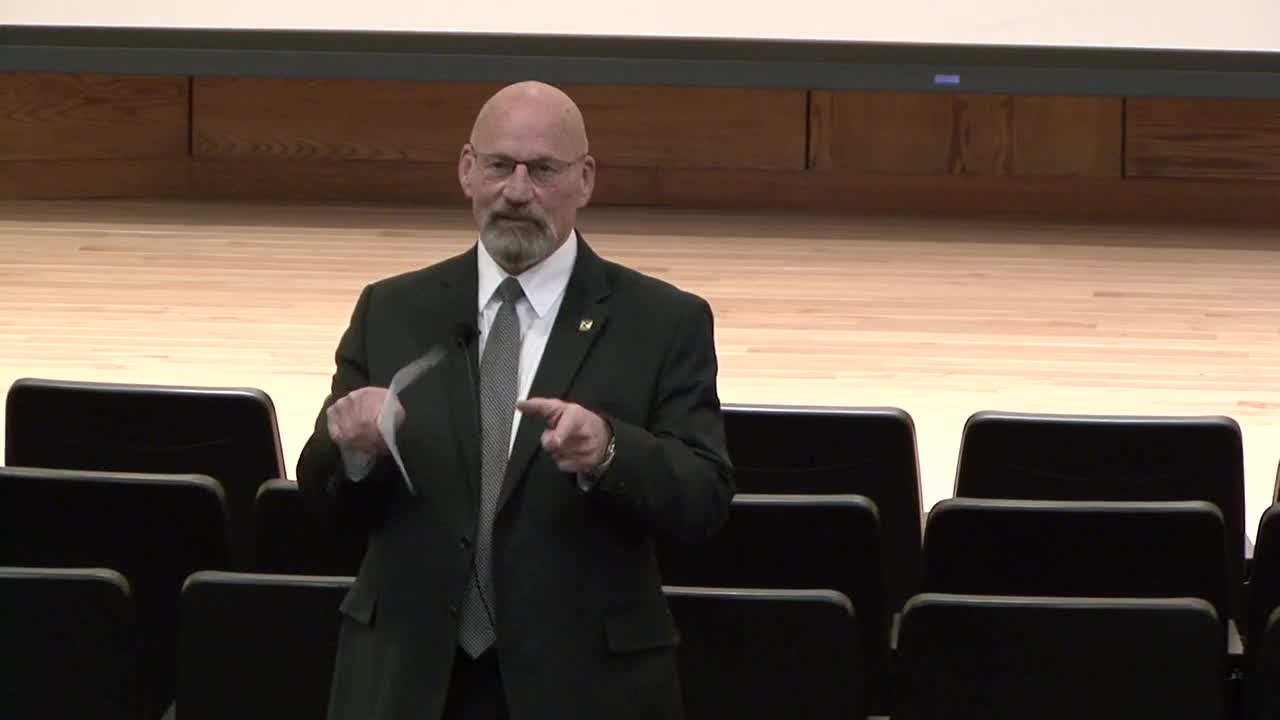 State of the Agency Lecture Series: Bryan Tuma, Exec. Director of the Nebraska Crime Commission