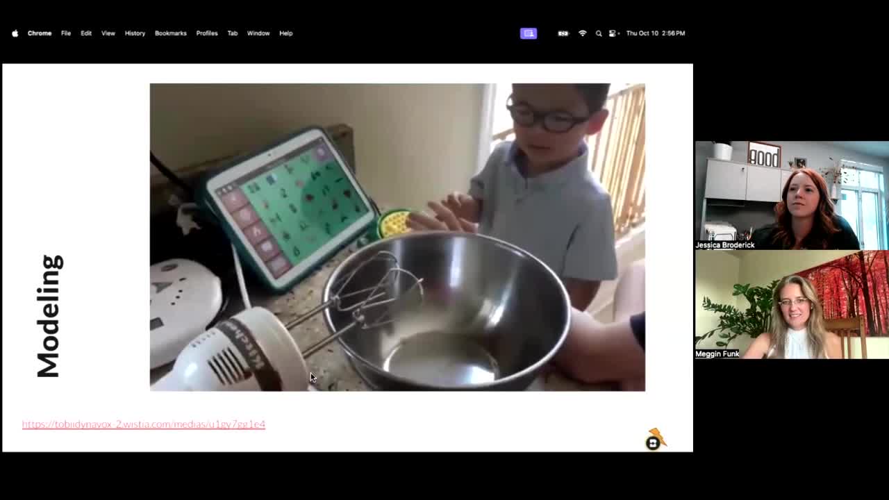 Module: Communication Across the Day for Complex Learners using AAC -  Micro Lesson: Modeling Examples