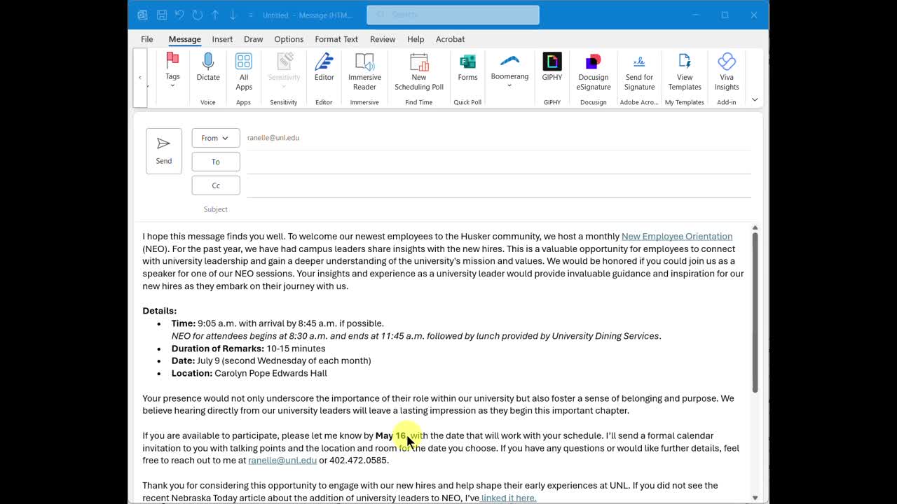Outlook: Use Boomerang for reminders