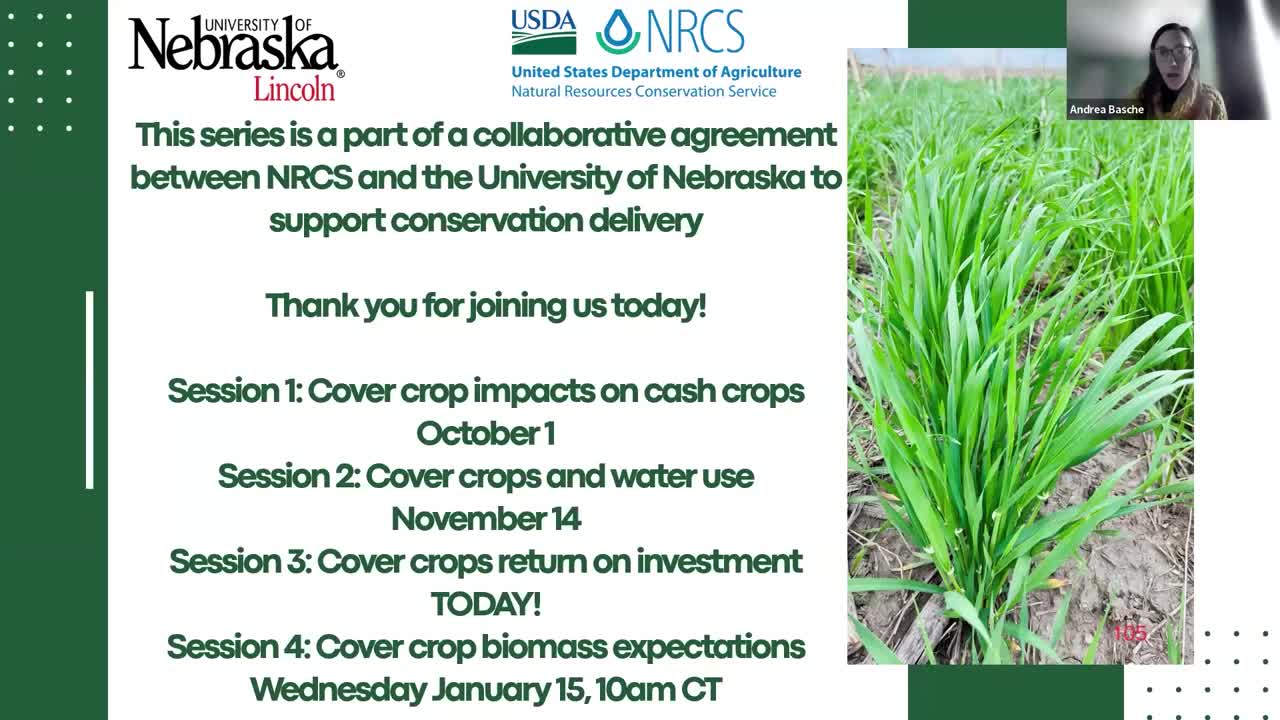 Cover Crops Return on Investment