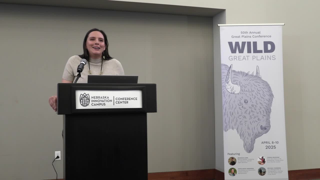 Wild Great Plains keynote: Ferin Davis Anderson