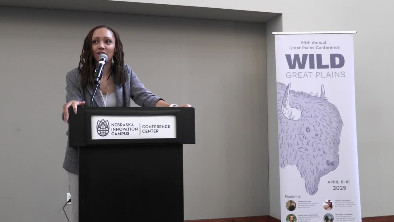 2025 Wild Great Plains keynote: Corina Newsome