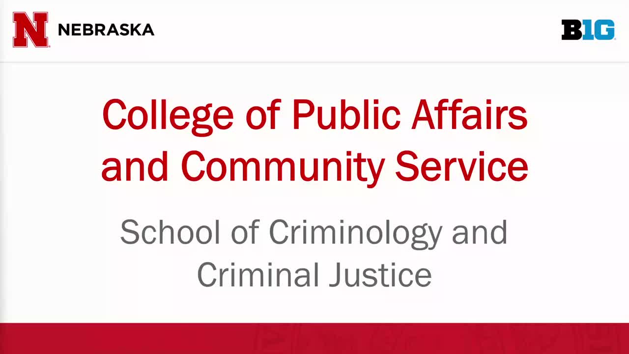 College of Public Affairs and Community Service NSE Presentation