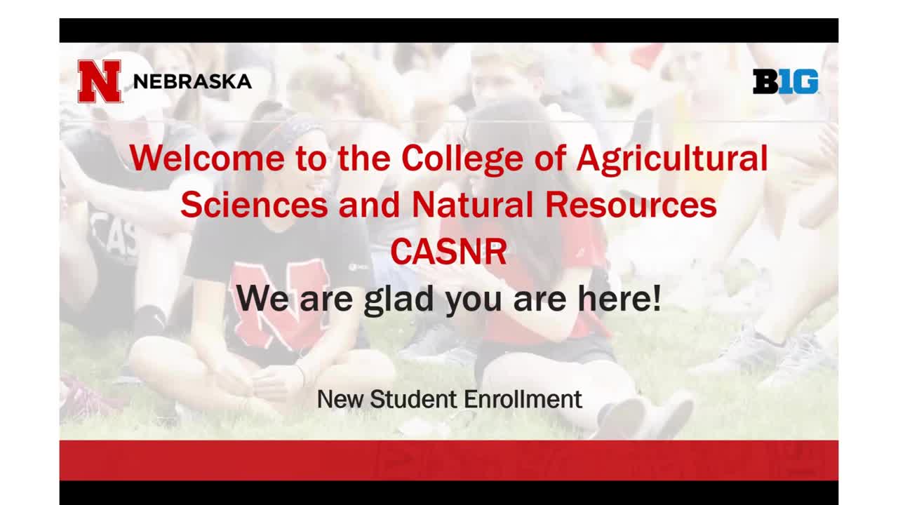 College of Agricultural Sciences and Natural Resources NSE Presentation