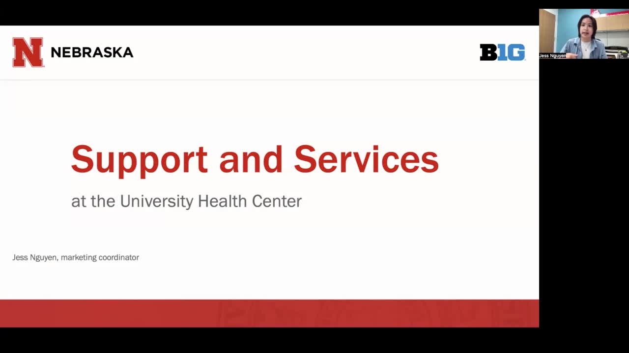 Support and Services at the University Health Center
