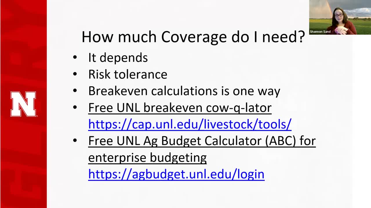 Livestock Insurance Basics - Part 2 (May 29, 2025 Webinar)
