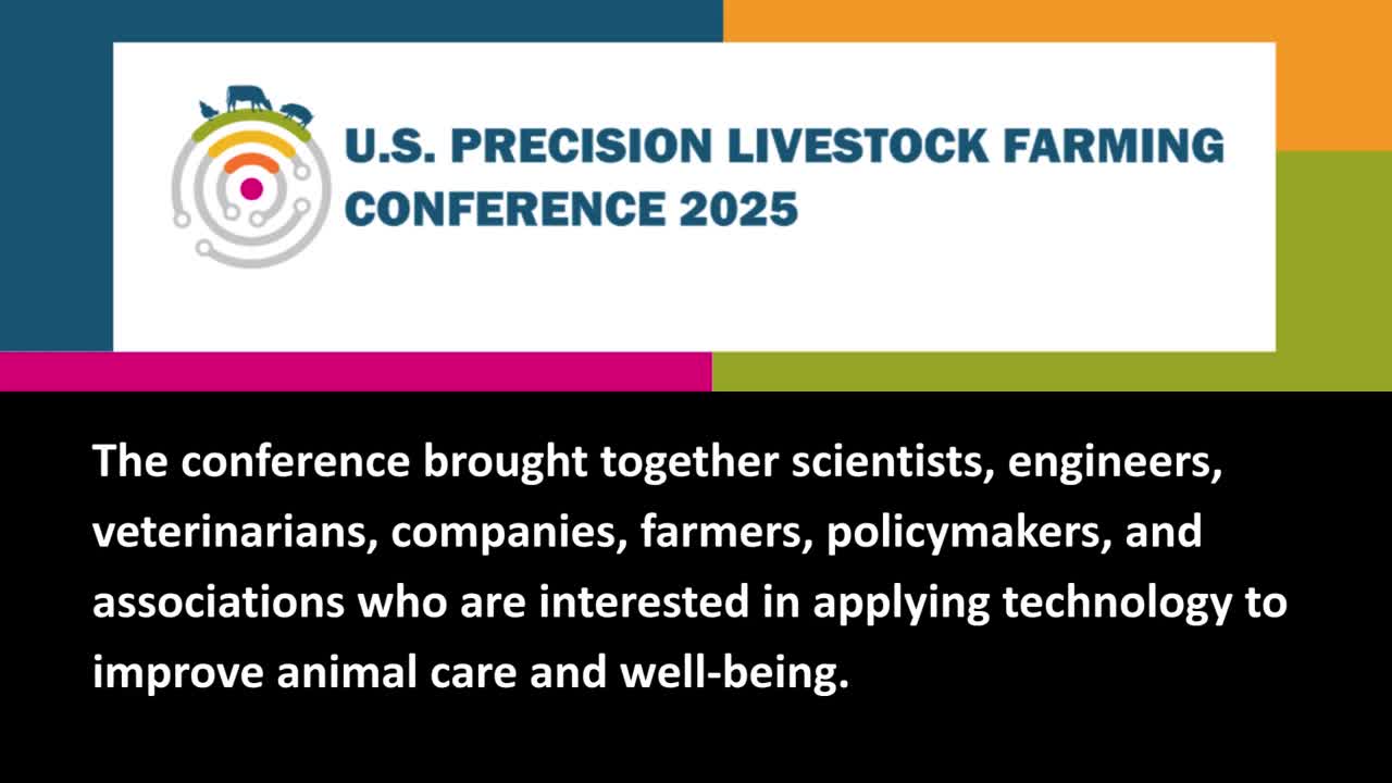 2025 U.S. Conference on Precision Livestock Farming Conference Visit to ENREEC