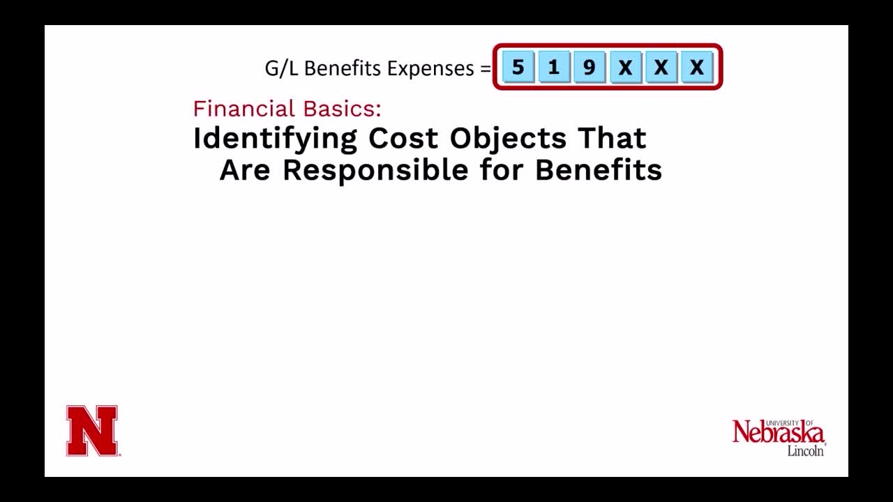 Benefits Responsible Cost Objects